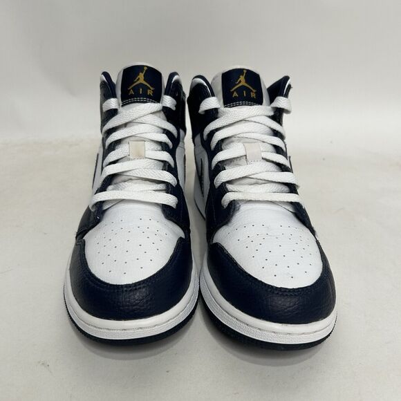 Nike Shoes Air Jordan Air Jordan 1 Mid GS “Obsidian” 2024 - Picture 2 of 8